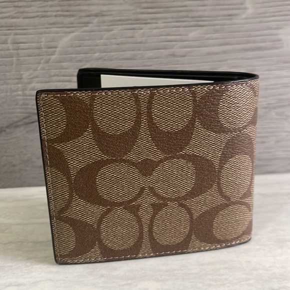 Coach bifold brown Wallet - Picture 2 of 7